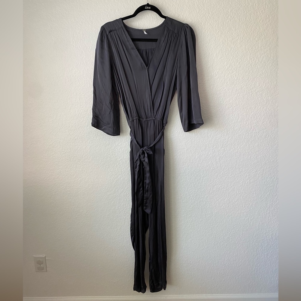 Super Soft Dark Gray YFB Jumpsuit with pockets!